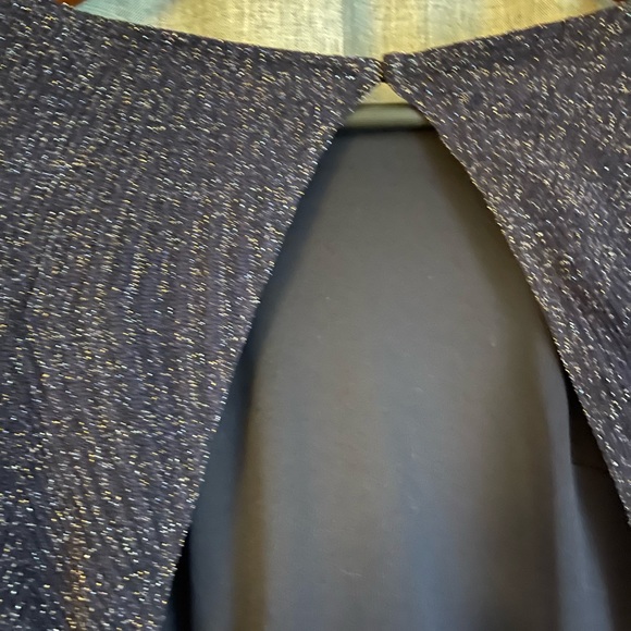 Beautiful dark blue long flowing dress - Picture 11 of 16